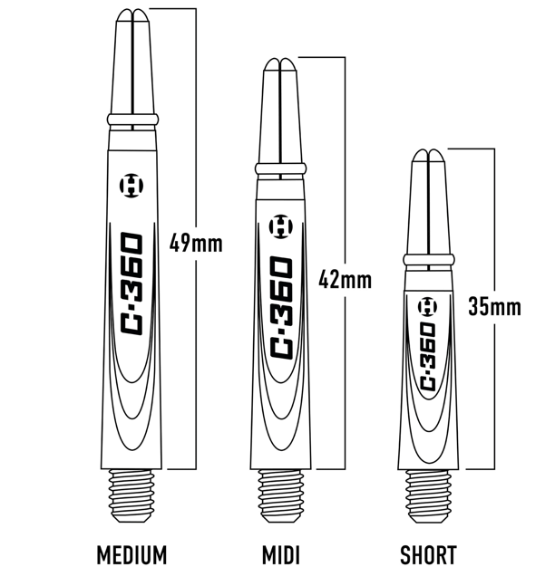 Harrows Carbon 360 Stems - Black