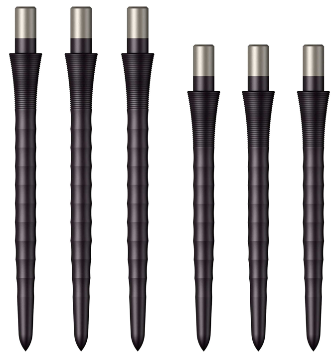 Mission Sniper Points - Steel Tip - Precision Spare Points - Ripple - Black
