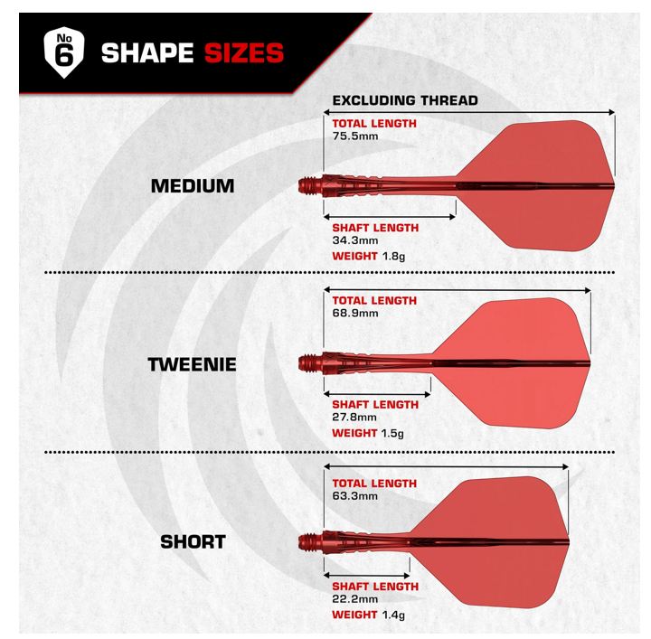 Mission Force 90 Vortex - Moulded Flight and Shaft - Standard No2