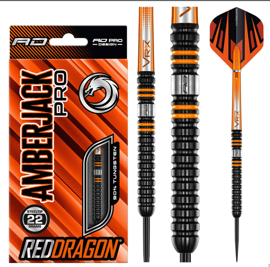 Red Dragon Amber Jack Pro 1 Steeltip