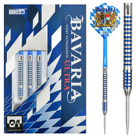 One80 Bavaria Ultra Long S01 SteelTip Dart 90% Tungsten