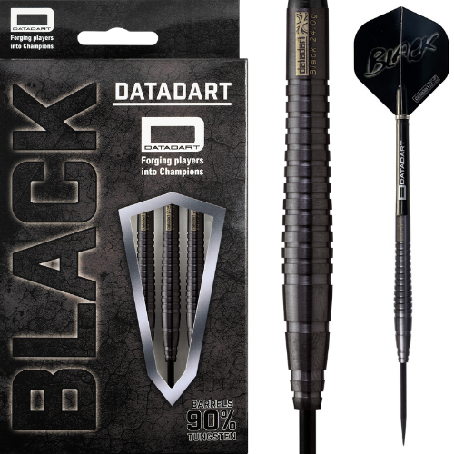 Datadart Black SteelTip Darts 90% Tungsten