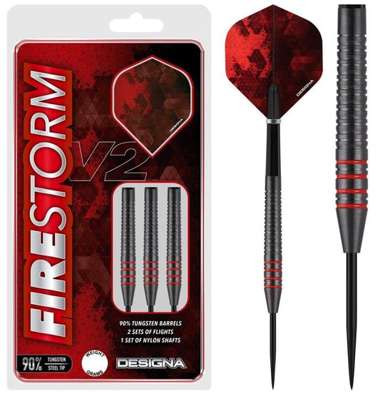 Deisgna Firestorm 90% Ringed Steel-Tip
