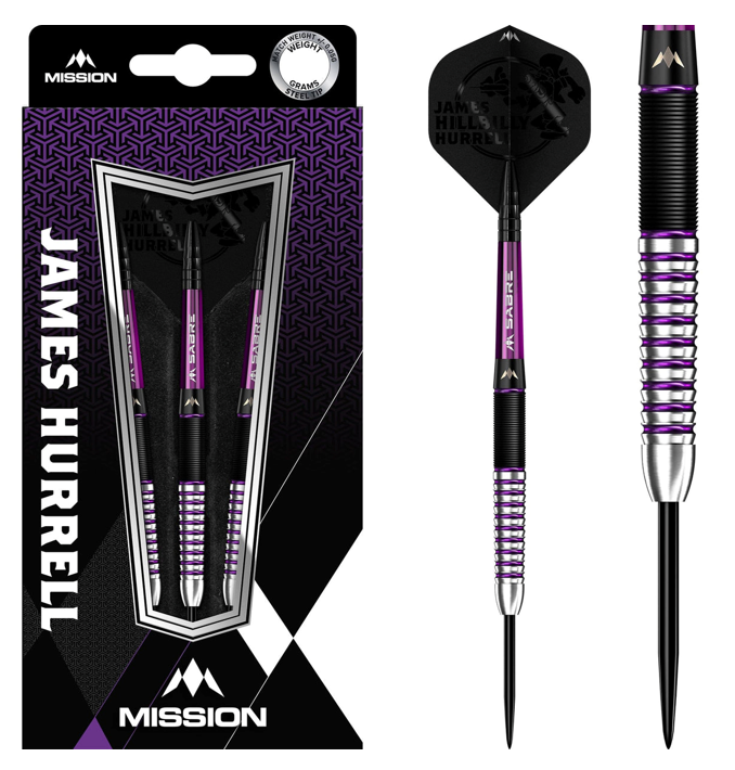 Mission James Hurrell SteelTip 90% Tungsten Darts