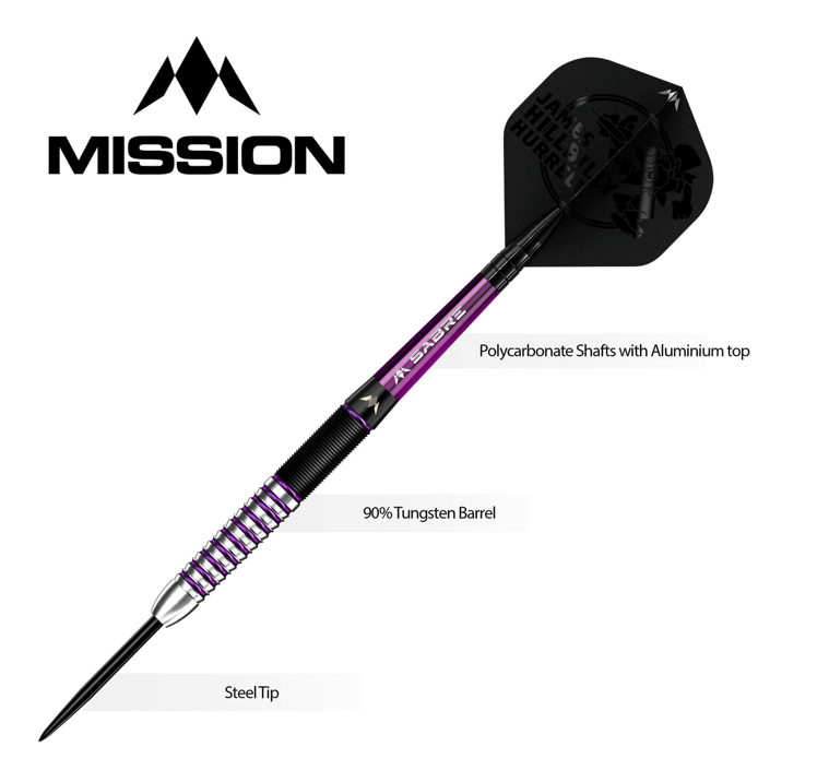 Mission James Hurrell SteelTip 90% Tungsten Darts