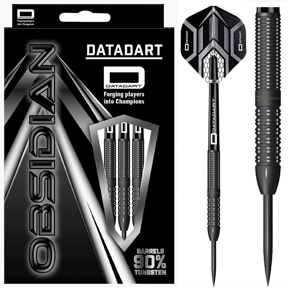 Datadart Obsidian SteelTip Darts 90% Tungsten