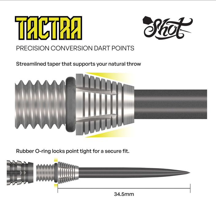 Shot Tactra Conversion Points 34mm